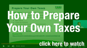 Prepare federal and state taxes online today! Prepare Your Own Taxes Cash Campaign Of Maryland