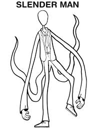 Free printable early man coloring pages and. Slender Man 2 Coloring Page Free Printable Coloring Pages For Kids