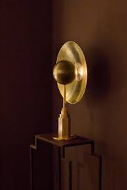 Metropolis Brass Table Lamp By Jan Garncarek Brass Table Lamps Lamp Table Lamp