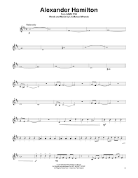 Sheet music arranged for piano/vocal/chords, and singer pro in d major (transposable). Alexander Hamilton From Hamilton Violin Solo Print Sheet Music