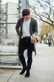 Bearpaw alastair men's water resistant chelsea boots. Men S Fashion Blogger Justin Livingston Wears Topman Jacket Distressed Denim Black Chelsea Boots In New Boating Outfit Doc Martens Outfit Mens Fashion Blogger