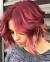Pink And Red Hair Half And Half