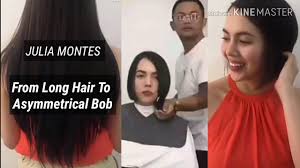 This time, the two actors were sighted at a certain shop in san juan. Just Cut Her Hair From Long To Asymmetrical Bob Julia Montes Youtube