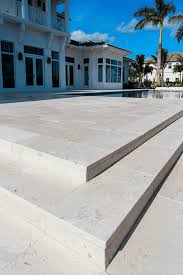 Silver travertine #pool coping and #paving. Travertine Pavers What Are They Travertine Paving Australia