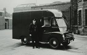 Black And White Police Car Uk 1950s 60s Black Maria Police Vehicle British Police Cars Police Cars Emergency Vehicles
