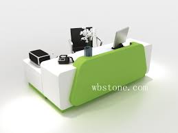 Executive Office Furniture Reception Desk Green And White Re003 Reception Desk Office Furniture Reception Desk Furniture Reception Desk