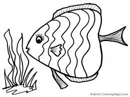 Coloring is probably the very first way in which kids learn to express themselves on paper. Tropical Fish Fish Coloring Pages For Kids Drawing With Crayons