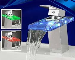 Showroom quality · exclusive designs · 90 day returns Temperature Sensitive Color Changing Led Waterfall Faucet