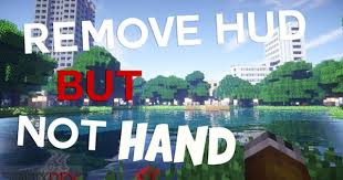 Remove Hud But Not Hand Mod 1 10 2 1 9 4 1 7 10 Minecraft Mods 1 10 2 Remove Hud But Not Hand Mod Is A Beneficial Mo Minecraft Mods How To Remove Minecraft