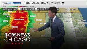 Entire Chicago area under Severe Thunderstorm Watch as first round barrels in