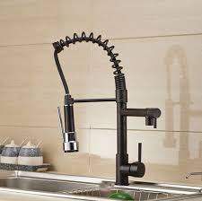 oil rubbed bronze kitchen faucet with