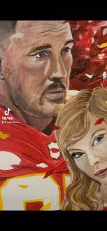Contemplating Kelce #art #traviskelce #taylorswift #nfl #superbowl