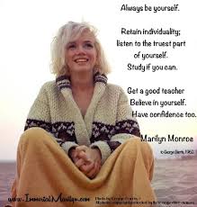 Be Yourself Frases De Marilyn Frases Pesas