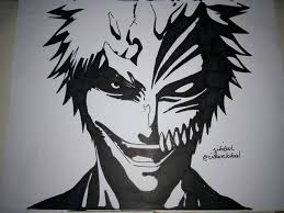 Ichigo Hollow Learn Basic Drawing Technique With Me Steemit • timelapse ichigo kurosaki half hollow form drawing. ichigo hollow learn basic drawing
