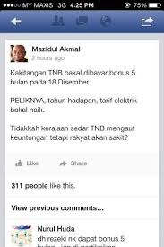 Menurut sumber tnb, berikut dikongsikan kadar tarif elektrik tnb untuk semenanjung malaysia bagi kategori a iaitu kategori kediaman. Saya Benci Harga Barang Naik Kakitangan Tnb Bakal Menerima Bonus 5 Bulan Tapi Tahun Depan Tariff Elektrik Naik 15 Hmmm Facebook