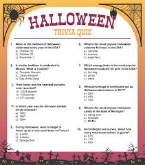 It's actually very easy if you've seen every movie (but you probably haven't). 10 Best Free Printable Halloween Trivia Quizzes Printablee Com