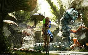 People interested in alice in wonderland phone wallpapers also searched for. Alice In Wonderland Fantasy Art Syringe Mushroom Hd Wallpaper Wallpaperbetter