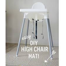 Everything Emily Easy Diy High Chair Mat High Chair Mat Chair Mats Easy Diy