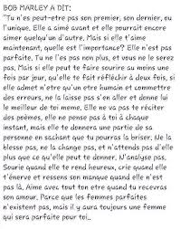 Les Plus Beaux Proverbes A Partager Citation Amour Bob Marley Tu N Es Peut Etre Pas Son Premier Son De In 2020 French Quotes Cool Words Inspirational Quotes