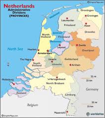 Nenne alle länder der erde. Holland Regionen Landkarte Karte Von Holland Regionen Westeuropa Europa