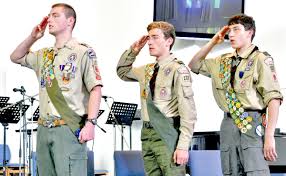Three soar to Eagle Scout rank
