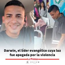 😢Darwin Mejía predicaba en el ministerio Evangelismo en las Calles y  trabajaba como taxista VIP. Fue asesinado en la colonia La Pradera de San  Pedro Sula.  https://www.laprensa.hn/fotogalerias/sucesos/darwin-lider-evangelico-cuya-luz-apagada-violencia  ...