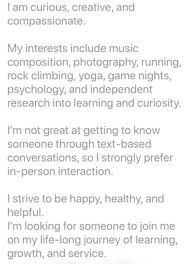 Should i do matching bio's with someone or not? The Best Facebook Dating Bios For Guys Facebook Profile Ideas For Men