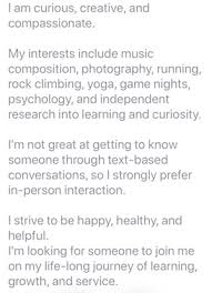 Matching bios for couples is a new trend that is underway. The Best Facebook Dating Bios For Guys Facebook Profile Ideas For Men