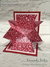 This will mask an area for a sentiment and short personal note. The Craft Spa Stampin Up Uk Independent Demonstrator Order Stampin Up In Uk Mini Explosion Card For Fancy Fold Friday