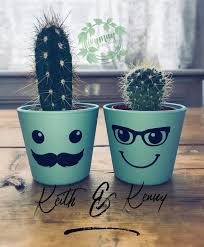 I want a cactus in a cute little pot, and i'll name it. Cute Indoor Plant Pot Gift Mr Mr Gift Novelty Funny Planter For Succulent Or Cactus Indoor Plant Pots Indoor Plants Potted Plants
