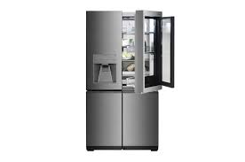 Lg refrigerator right door handle w/ push button release aed37082970 see details. Lg Signature 31 Cu Ft Instaview Door In Door Smart Refrigerator Lg Usa