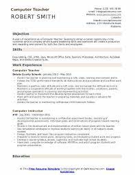 Computer Teacher Resume Samples Qwikresume