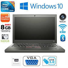 Lenovo Thinkpad X250 Intel I5 8gb Ram 500gb Hdd Vga Win10 Lenovo Thinkpad Lenovo Intel