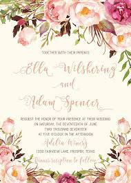 Rose Gold Printed Wedding Invitation Rose Gold Blush Etsy Printing Wedding Invitations Rose Gold Invitations Rose Wedding Invitations