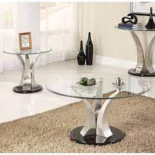 Distressed to modern, you will find the perfect cocktail table for your home. Charlaine Occasional Table Set Coffee Table Glass Top Coffee Table Coffee Table Setting