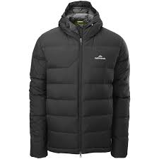 kathmandu epiq mens hooded down jacket 902 black