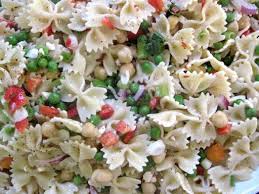Mediterranean Bow Tie Pasta Salad With Bow Tie Pasta Feta Cheese Red Pepper Red Onion Kalamata G Bowtie Pasta Salad Pasta Salad Bow Tie Pasta Salad Recipe