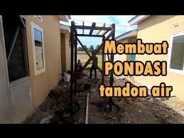 Harga tangki air/toren/tandon merk penguin Membuat Pondasi Tandon Youtube