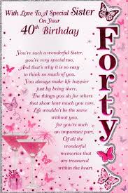 Happy Birthday Quotes For Sister Funny 40th Birthday Poems Sister Birthday Quotes Happy 40th Birthday