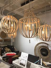 Palecek Lighting Coco Beads Beaded Chandelier Lighting Ceiling Lights