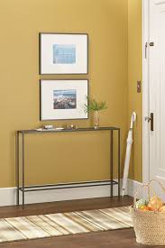 Slim Console Tables In Natural Steel Modern Console Tables Modern Living Room Furniture Room Board In 2020 Modern Console Tables Slim Console Table Modern Furniture Living Room