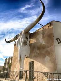 odessa tx giant cattle skull