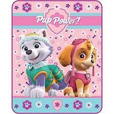 Paw Patrol Silky Soft Throw Skye And Everest 40 X 50 Inch Fiesta De La Patrulla Canina Invitacion Cumpleanos Patrulla Canina Patrulla De Cachorros