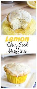 Lemon Chia Seed Muffin Recipe Super Moist And Light Lemon Muffins With Chia Seeds Made With Greek Yogurt Cuisine Et Boissons Collations Recette