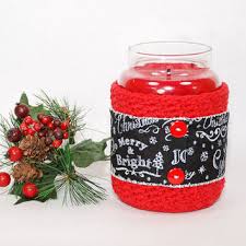 Yankee Candle Jar Holder Christmas From Theknottyneedle On Etsy