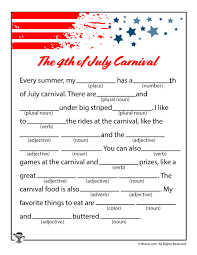 Check spelling or type a new query. July 4th Carnival Printable Ad Libs Woo Jr Kids Activities Children S Publishing
