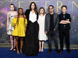 Photos of Angelina Jolie and Her Kids on Red Carpets