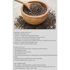 Selain itu jika anda juga mempunyai masalah kesihatan lain seperti darah tinggi, kencing manis dan chia seed mengandungi khasiat yang tersendiri yang membantu kita dalam menjalani kehidupan. Khasiat Chia Seed Untuk Darah Tinggi