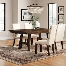 Check out our top selections and prices today! Three Posts Ismay Extendable Trestle Dining Table Reviews Wayfair