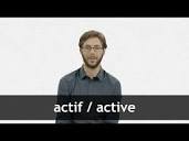 Translate "ACTIF" from French into English | Collins French ...